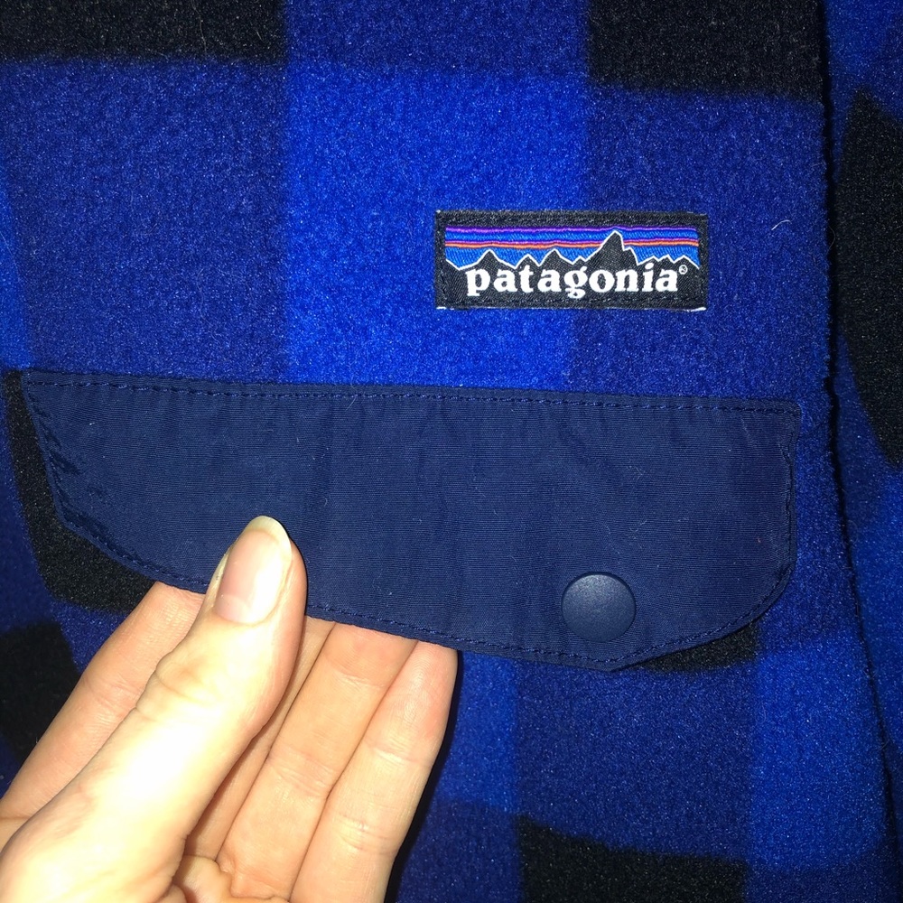 PLAID Patagonia synchilla pullover
